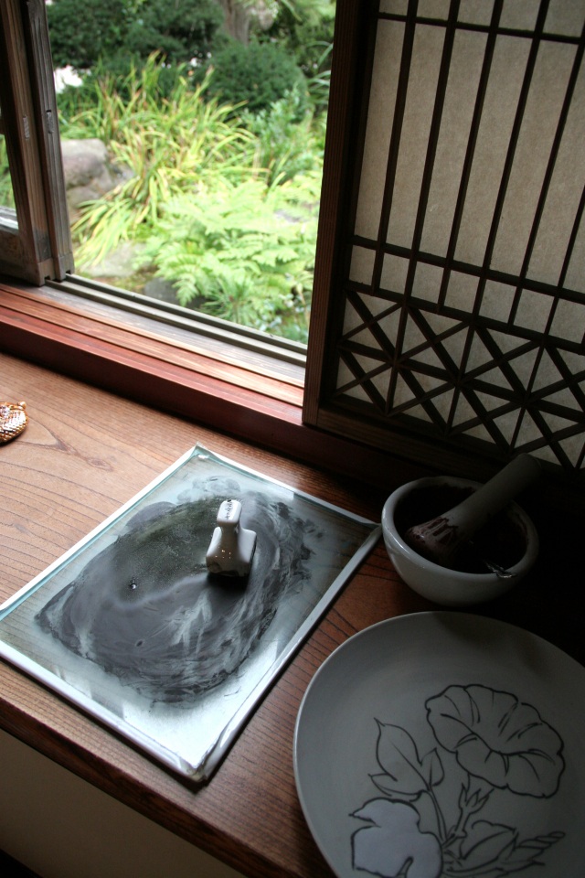 九谷窯跡展示館 絵付け体験