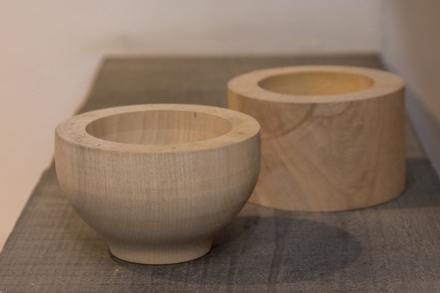 山中漆器 ろくろ挽き