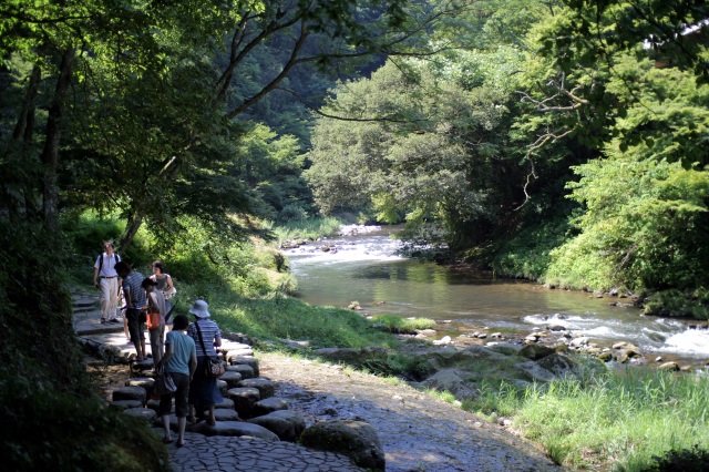 山中温泉 鶴仙渓 遊歩道