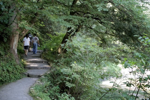 山中温泉 鶴仙渓 遊歩道