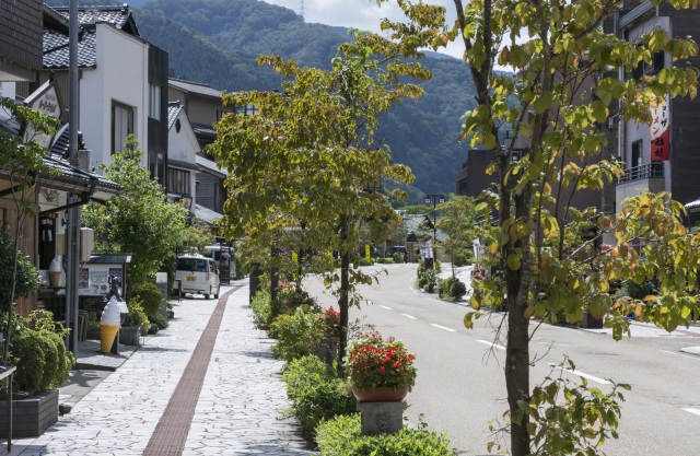 山中温泉 ゆげ街道