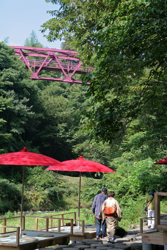 山中温泉 鶴仙渓 川床