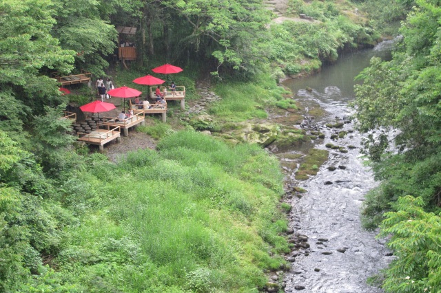 山中温泉 鶴仙渓 川床