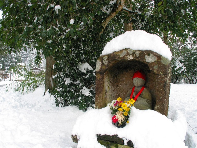 山中温泉 雪景色