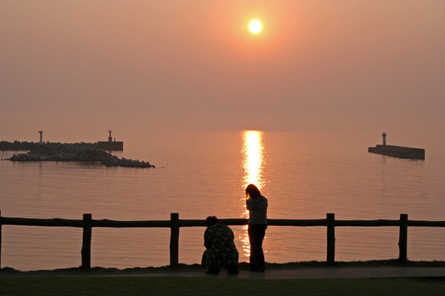 尼御前岬 夕暮れ