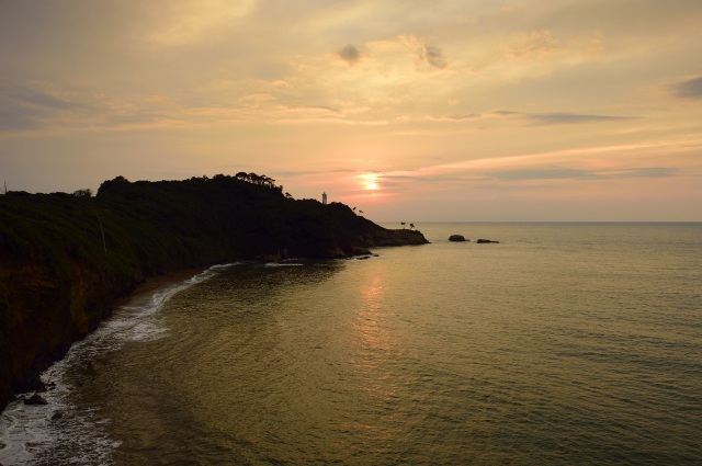 加佐の岬 夕暮れ