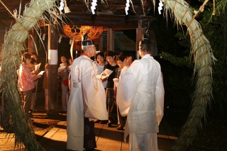 夏越の大祓 茅の輪くぐり神事